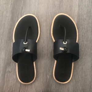 Vince black sandals